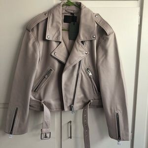 All Saints Anderson Leather Biker Jacket
